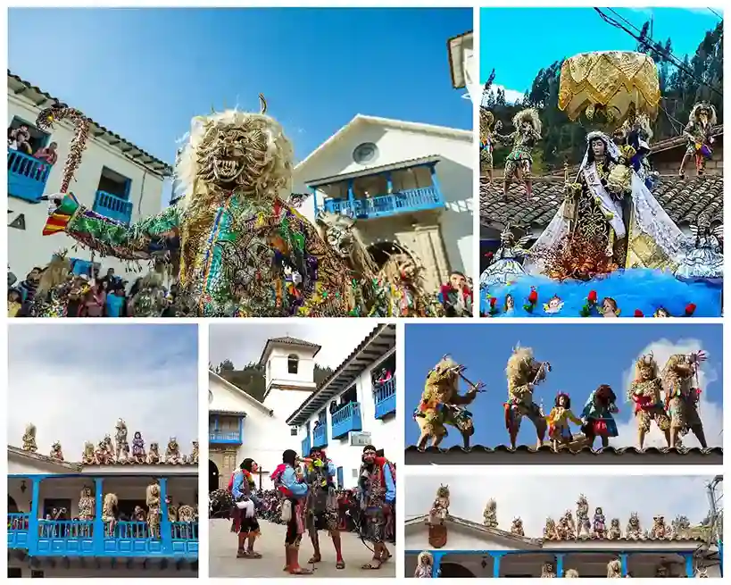 Danzas en la fiesta de Paucartambo