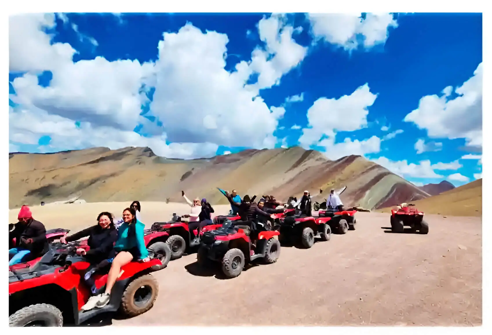 Excursion en cuatrimoto a la montaña de los 7 colores